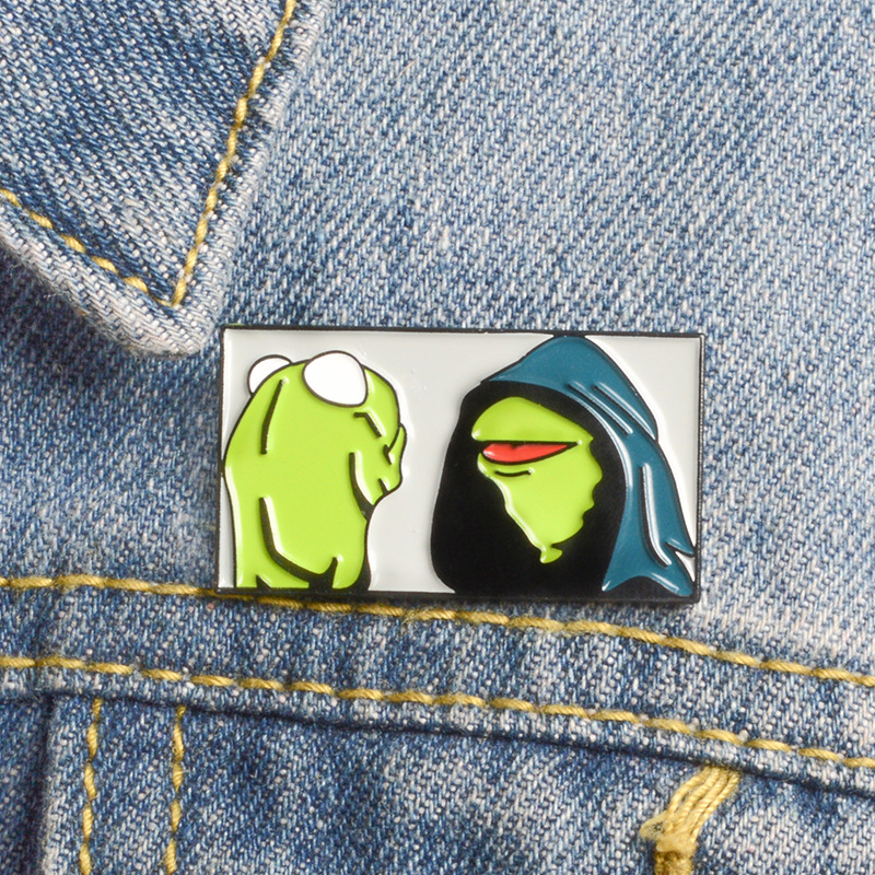 Kermit the Frog Enamel pins Muppet Show frog brooch Bag Clothes Lapel Pin Button Badge Cartoon Jewelry Gift for friends kids, As picture
Kermit the Frog Enamel pins Muppet Show frog brooch Bag Clothes Lapel Pin Button Badge Cartoon Jewelry Gift for friends kids, As picture