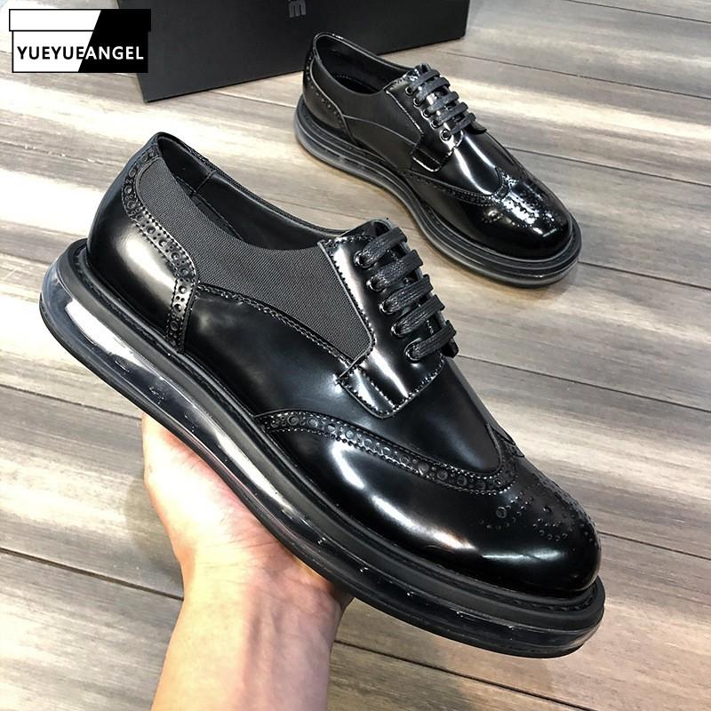 Dress Shoes Brand Men Brogues Autumn Winter Business Casual Lace Up Genuine Leather Platform Wedding Oxfords, As photos
Dress Shoes Brand Men Brogues Autumn Winter Business Casual Lace Up Genuine Leather Platform Wedding Oxfords, As photos