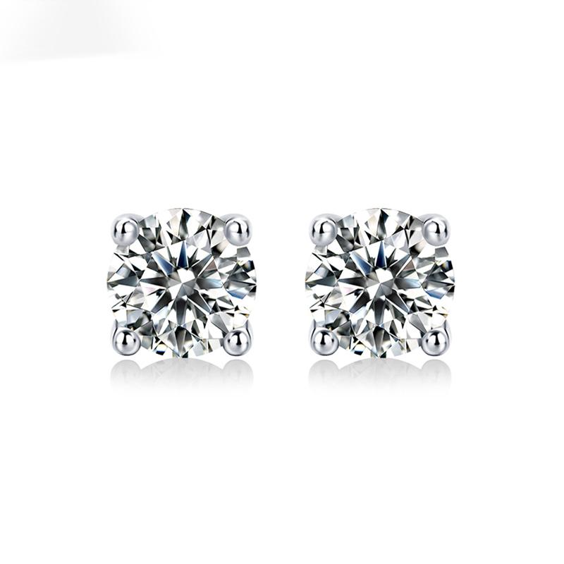 Stud Trendy 0.5Carat D Color Moissanite Earrings Silver 925 Fine Women Jewelry 4 Prong Gra Birthday Gift
Stud Trendy 0.5Carat D Color Moissanite Earrings Silver 925 Fine Women Jewelry 4 Prong Gra Birthday Gift