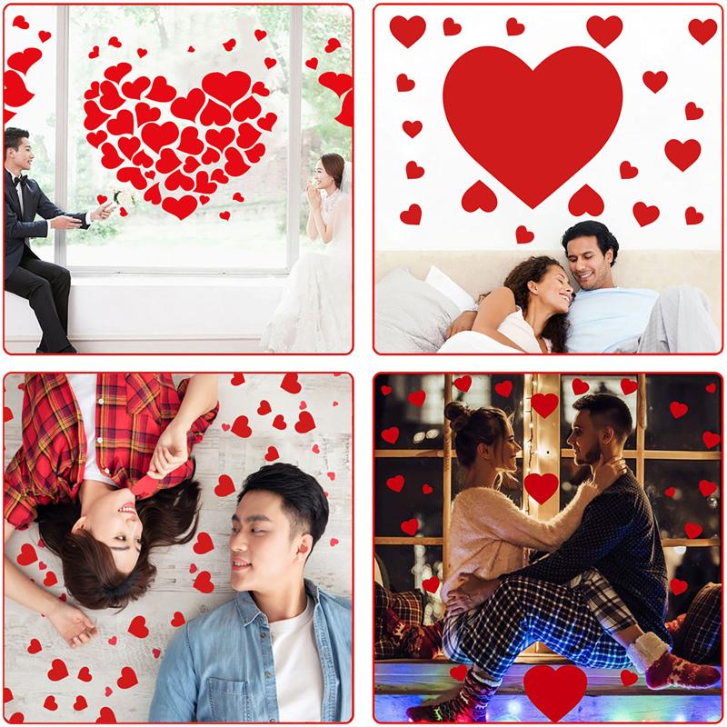 Wall Stickers Red LOVE Heart Window Decals DIY Self Adhesive Decorations For Wedding Anniversary Valentine Day Glass Sticker 2022
Wall Stickers Red LOVE Heart Window Decals DIY Self Adhesive Decorations For Wedding Anniversary Valentine Day Glass Sticker 2022