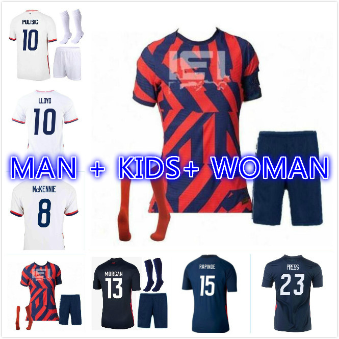 Men+kids 2021 women Home away US Soccer Jersey DEMPSEY PULISIC RAPINOE MORGAN 20/21 United States Football Shirt Uniform, Black;yellow
Men+kids 2021 women Home away US Soccer Jersey DEMPSEY PULISIC RAPINOE MORGAN 20/21 United States Football Shirt Uniform, Black;yellow