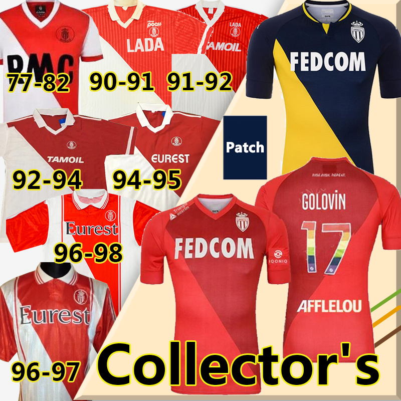 Monaco Collector's 1977/1982 94 95 96 97 Tuybens Retro Soccer Jerseys 90 91 92 1999-2000 Home Dalger Vintage AS BEN YEDDER JOVETIC GOLOVIN Flocage JORGE Football Shirt, 20/21 home kids
Monaco Collector's 1977/1982 94 95 96 97 Tuybens Retro Soccer Jerseys 90 91 92 1999-2000 Home Dalger Vintage AS BEN YEDDER JOVETIC GOLOVIN Flocage JORGE Football Shirt, 20/21 home kids