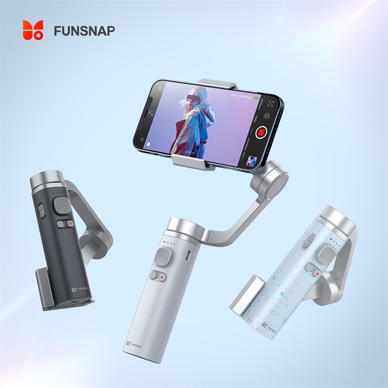 EU Stcock Funsnap Capture2S 3-Axis Handheld Gimbal Stabilizer Focus Pull & Zoom for Smartphone Camera Video Record Bluetooth Vlog Live
EU Stcock Funsnap Capture2S 3-Axis Handheld Gimbal Stabilizer Focus Pull & Zoom for Smartphone Camera Video Record Bluetooth Vlog Live