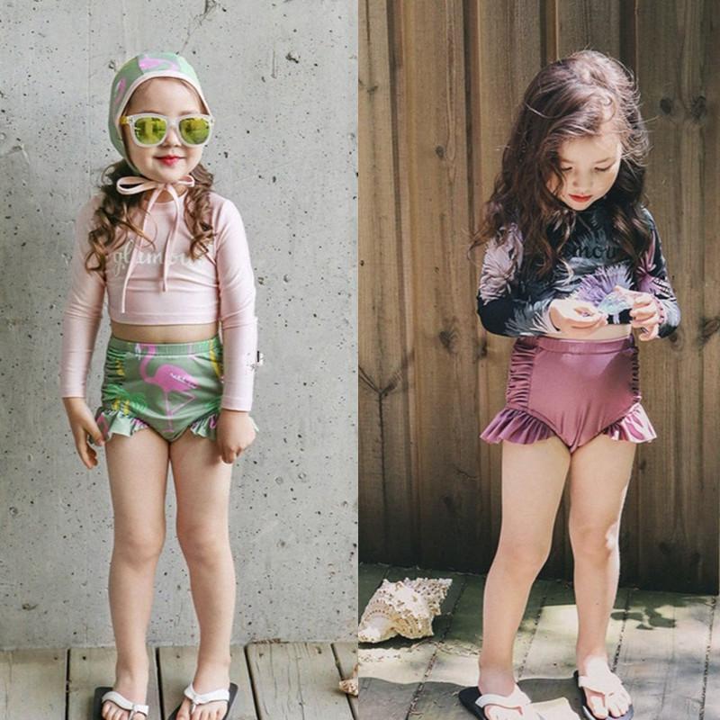 Fashion Children's Swimsuit Girl Long Sleeve Sunscreen Split Cute Short Skirt Princess Baby Parent Child Mother Daughter Sw One-Piece Suits
Fashion Children's Swimsuit Girl Long Sleeve Sunscreen Split Cute Short Skirt Princess Baby Parent Child Mother Daughter Sw One-Piece Suits