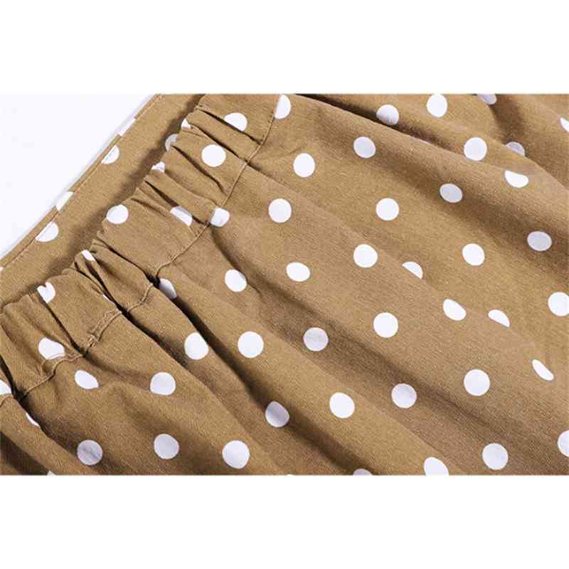 Spring Women Denim Skirts High Waist Korean Style Fashion Elegant Dot Print Female Mujer Faldas 210520