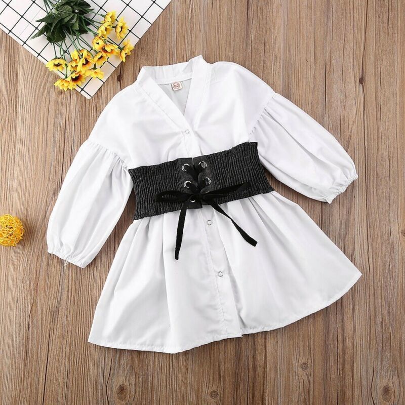 Girl's Dresses 1-6Y Toddler Kids Baby Girls Clothes Long Puff Sleeve Waist White A-Line Shirt Top Dress Outfit C0228, Pink
Girl's Dresses 1-6Y Toddler Kids Baby Girls Clothes Long Puff Sleeve Waist White A-Line Shirt Top Dress Outfit C0228, Pink