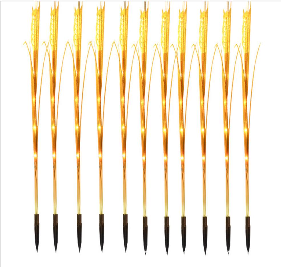 10PCS/LOT Outdoor LED Wheat Ear Lamp Reed Lamps Waterproof Garden Courtyard Simulation Wheat Lamp Decor Lights