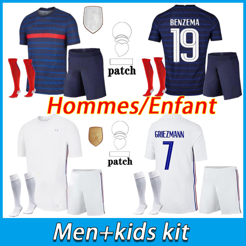 kids + adult kit French MBAPPE soccer jerseys 2022 2021 BENZEMA GRIEZMANN POGBA Football shirts 20 21 KANTE boys man Full set Uniform, Blue
kids + adult kit French MBAPPE soccer jerseys 2022 2021 BENZEMA GRIEZMANN POGBA Football shirts 20 21 KANTE boys man Full set Uniform, Blue