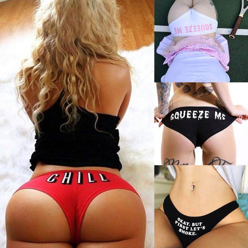 Women' Panties Womens High Waisted Bikini Bottoms Sexy Cut G-String Thong Funny Humor Letters Printed Swimsuit Knicker Underwear, Red
Women' Panties Womens High Waisted Bikini Bottoms Sexy Cut G-String Thong Funny Humor Letters Printed Swimsuit Knicker Underwear, Red