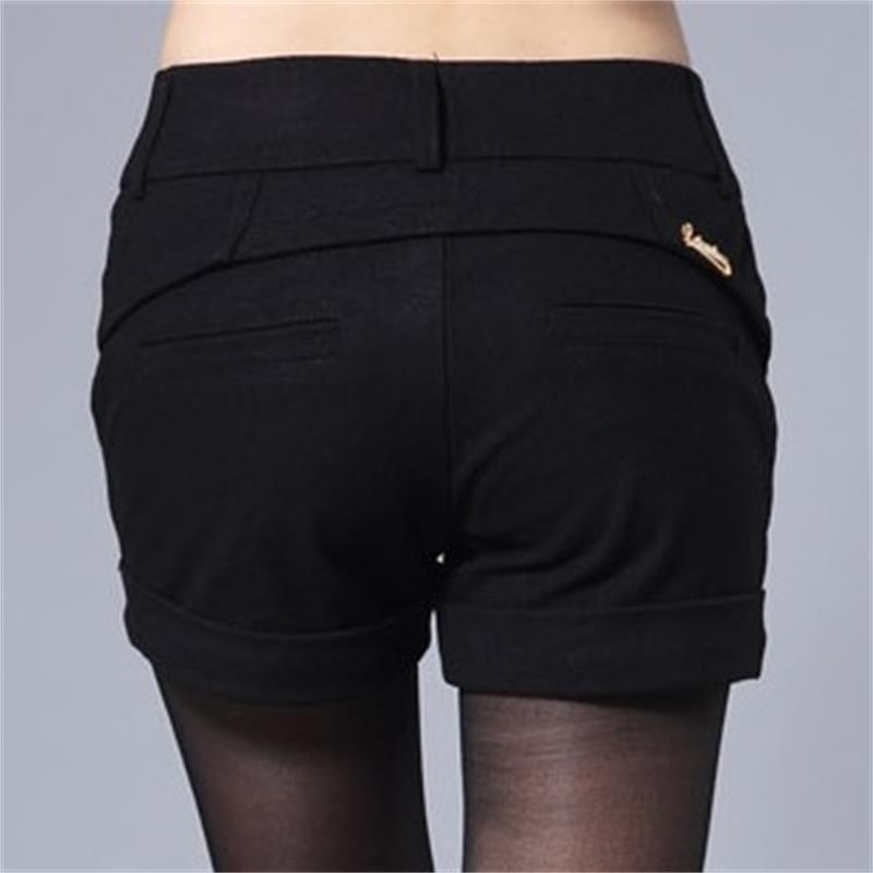 Women's Autumn And Winter Casual Loose A Shorts Large Size High Waist Wide Leg Wild Boots