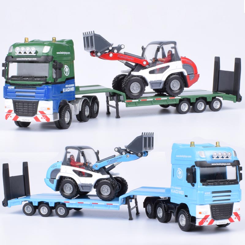 Alloy Diecast Model Semi-Trailer 150 Low Platform Truck Low Loader Tractor With 4 Wheel Loader Vehicle Diecast Hobby Toy Kid
Alloy Diecast Model Semi-Trailer 150 Low Platform Truck Low Loader Tractor With 4 Wheel Loader Vehicle Diecast Hobby Toy Kid