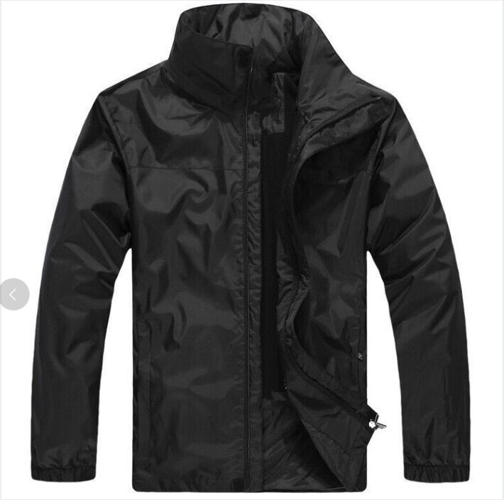Men's Outdoor 2021 Fashion Jackets Autumn Solid Color Windbreaker Casual Stand Collar Hooded Coats High Quality a3, Black
Men's Outdoor 2021 Fashion Jackets Autumn Solid Color Windbreaker Casual Stand Collar Hooded Coats High Quality a3, Black