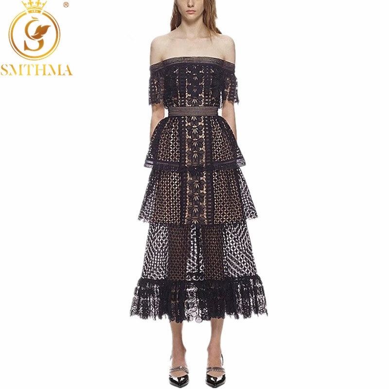 High Quality Runway Self Portrait Lace Long Dress Women Sexy Off The Shoulder Frill Cake Vestido Da Festa 210520, Photo color
High Quality Runway Self Portrait Lace Long Dress Women Sexy Off The Shoulder Frill Cake Vestido Da Festa 210520, Photo color