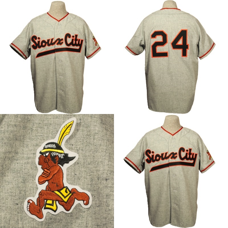 Sioux City Soos 1951 Road Jersey Custom Men Women Youth Baseball Jerseys Double Stitched Any Number Name, Grey your name your number
Sioux City Soos 1951 Road Jersey Custom Men Women Youth Baseball Jerseys Double Stitched Any Number Name, Grey your name your number