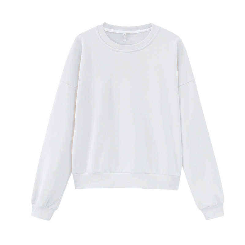 Toppies Green Sweatshirts sudaderas Pull femme Harajuku Candy Color Terry Hoodies Female Tops 211108