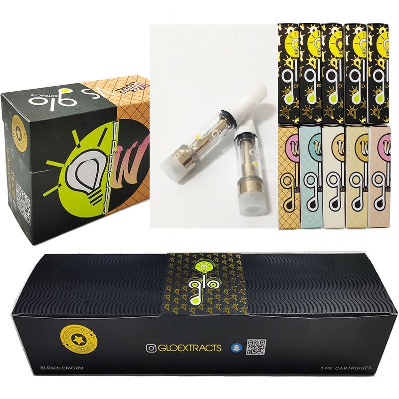 Glo Waferz Vape Cartridges Carts Ceramic Coil 0.8ml 1.0ml Atomizers Empty Vapes 510 Thread Flat Tips Glass Tank 2.0mm E-Cigarettes Starter Kits Thick Oil Vaporizer
Glo Waferz Vape Cartridges Carts Ceramic Coil 0.8ml 1.0ml Atomizers Empty Vapes 510 Thread Flat Tips Glass Tank 2.0mm E-Cigarettes Starter Kits Thick Oil Vaporizer