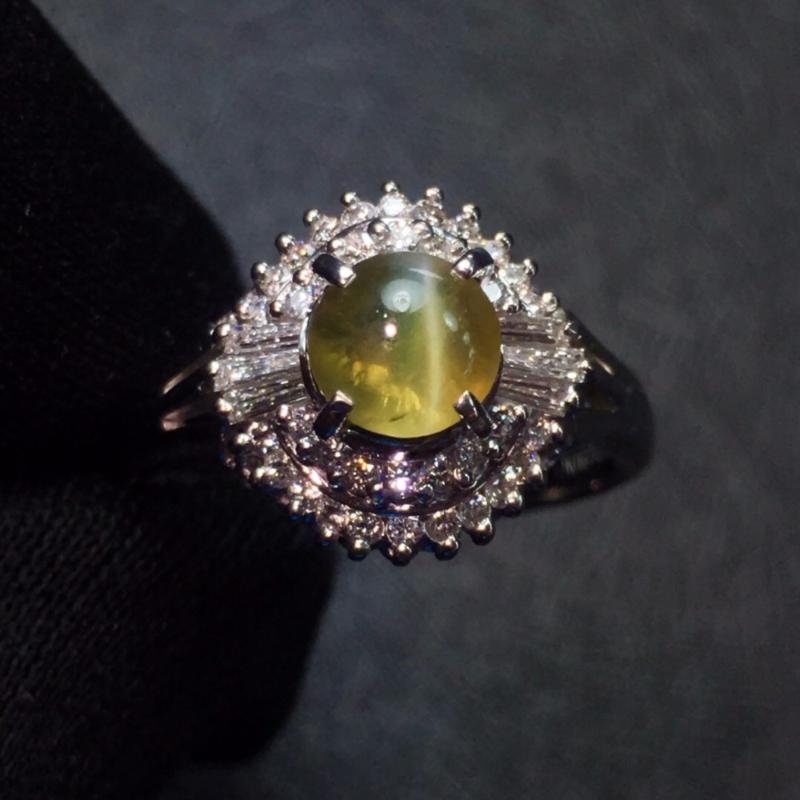 Cluster Rings Fine Jewelry Real Platinum Pt900 100% Natural Chrysoberyl Cat's Eye 1.1ct Gemstones Female Wedding For Women Ring, Golden;silver
Cluster Rings Fine Jewelry Real Platinum Pt900 100% Natural Chrysoberyl Cat's Eye 1.1ct Gemstones Female Wedding For Women Ring, Golden;silver
