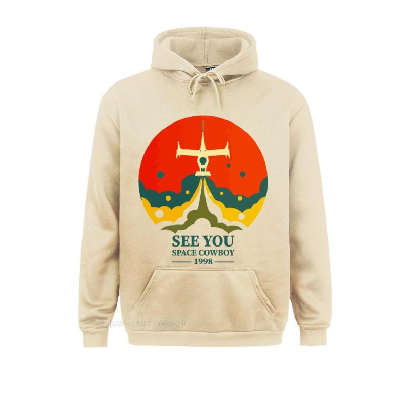 Men's Hoodies & Sweatshirts Vintage Cowboy Bebop See You Space Oversized Hoodie Harajuku Camisas Hombre Anime Childhood Memory