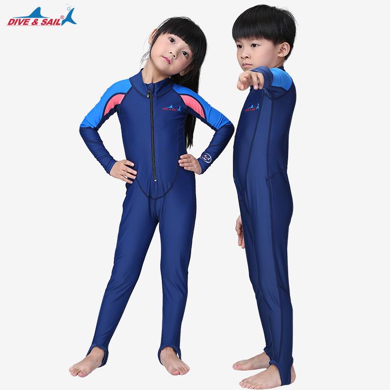 SAIL Kids One Piece Long Sleeve Swimsuit Sun Protection Sunsuit Rash Guard Girls Boys Front Zip One-Piece Suits
SAIL Kids One Piece Long Sleeve Swimsuit Sun Protection Sunsuit Rash Guard Girls Boys Front Zip One-Piece Suits