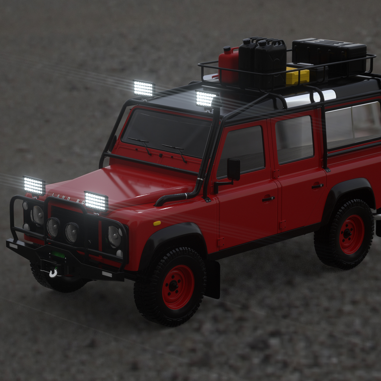 12-80V 32 lamp beads high-brighess reflector LED retrofit external lights