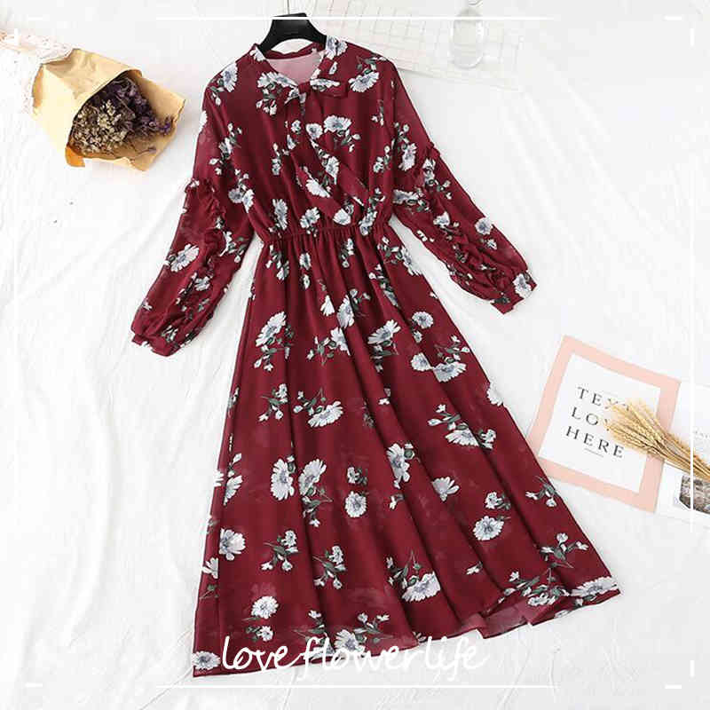 Women Chiffon Print Pleated Dress Summer Floral Print Party Dress Elastic Waist Long Sleeve Dress Elegant Vestidos 210521, 19
Women Chiffon Print Pleated Dress Summer Floral Print Party Dress Elastic Waist Long Sleeve Dress Elegant Vestidos 210521, 19