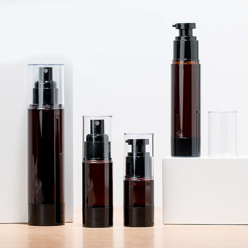 15 30 50 100ml Empty Amber Airless Pump Bottle Plastic Travel Lotion Pump Containers/Airless Lotion Atomizer Dispenser Cosmetic Spray Bottle
15 30 50 100ml Empty Amber Airless Pump Bottle Plastic Travel Lotion Pump Containers/Airless Lotion Atomizer Dispenser Cosmetic Spray Bottle