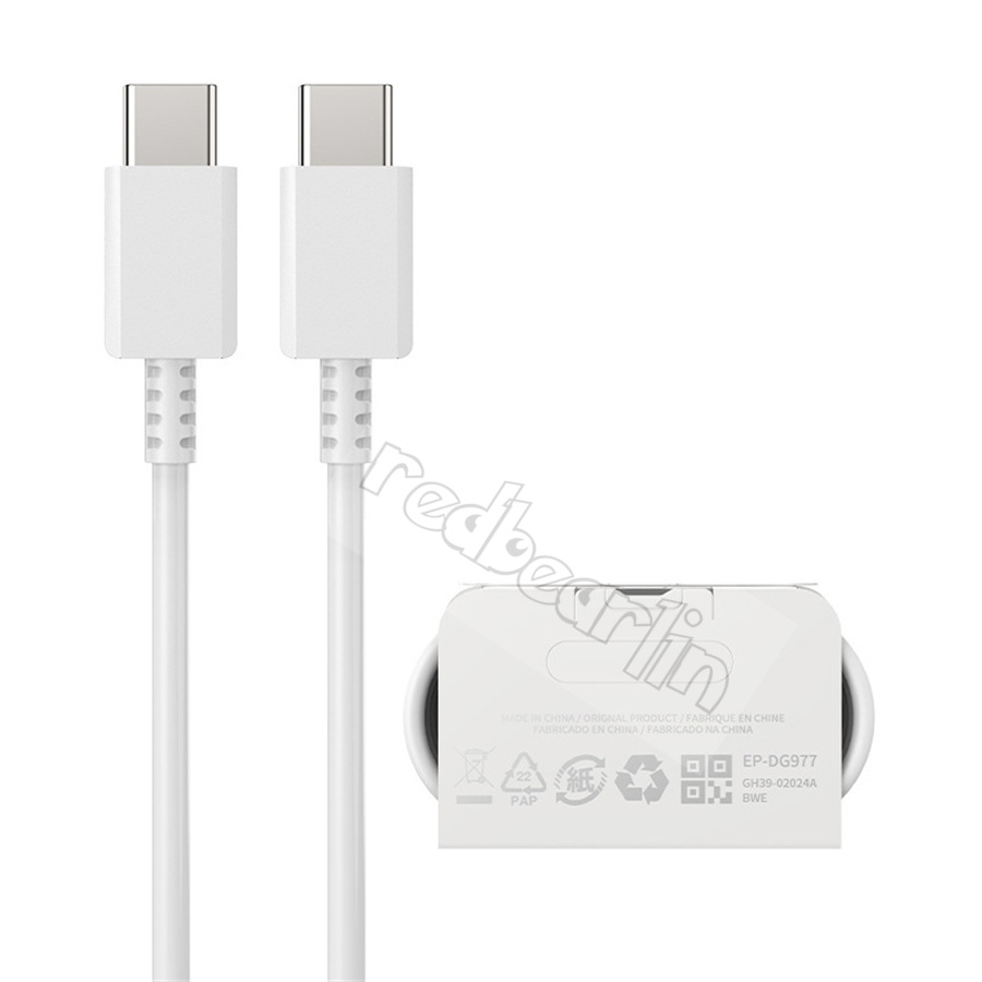 25W Fast Quick Charging Cable USb C PD Type-c Cables 1m 3ft For Samsung Note 10 20 S10 S20 htc android phone pc
