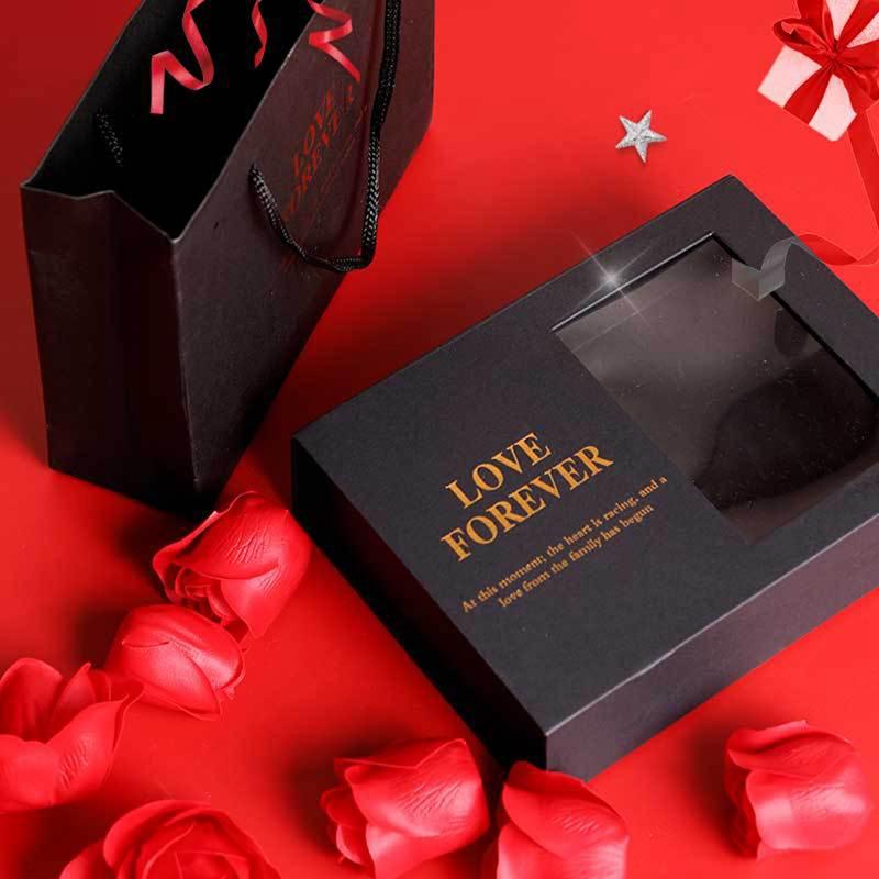 Valentines Eternal Rose Soap Flower Surprises Jewelry Boxes Party Gift, Flower+Gift Box+Gift Carry Bag Gift Wrap
Valentines Eternal Rose Soap Flower Surprises Jewelry Boxes Party Gift, Flower+Gift Box+Gift Carry Bag Gift Wrap