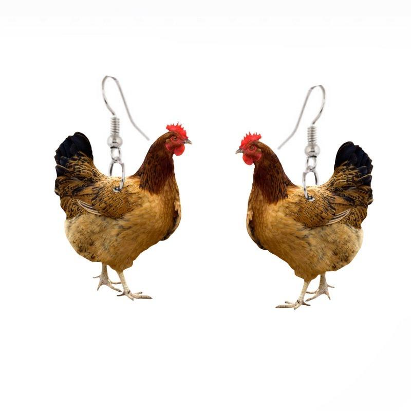 dangle & chandelier cartoon animal charms gift big long drop novelty farm fowl jewelry acrylic hen printed earrings for women girls, Silver
dangle & chandelier cartoon animal charms gift big long drop novelty farm fowl jewelry acrylic hen printed earrings for women girls, Silver