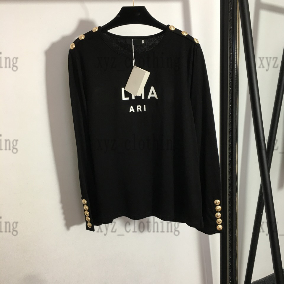 2022 pullover tops women shirt brand fashion long sleeve hot drill letter shirts spring metal shoulder buckle shirts high-end designer high-stretch t-shirts, 01
2022 pullover tops women shirt brand fashion long sleeve hot drill letter shirts spring metal shoulder buckle shirts high-end designer high-stretch t-shirts, 01