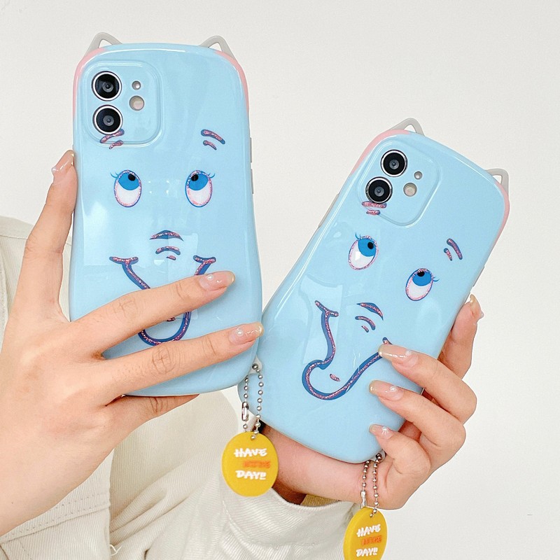 Luxury Blue Glossy Elephant Phone Cases Soft Silicone For iPhone 11 12 Pro Max X XR XS 7 8 Plus iphone12 Bumper Back Fashion Cover, #2 with pendant
Luxury Blue Glossy Elephant Phone Cases Soft Silicone For iPhone 11 12 Pro Max X XR XS 7 8 Plus iphone12 Bumper Back Fashion Cover, #2 with pendant