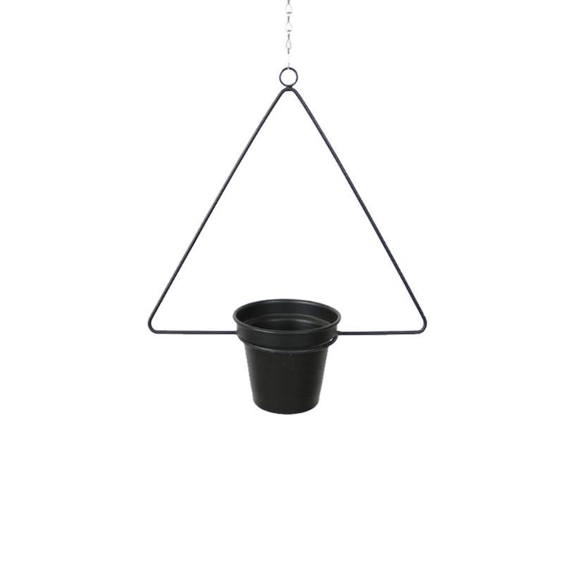 Metal Plant Hanger Chain Button Man Bloempot Plant Holder Tuin Balkon T8WB