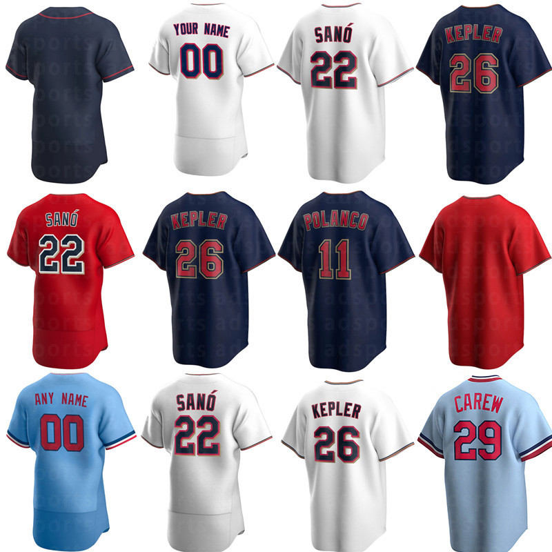22 Miguel Sano Jerseys 26 Max Kepler 29 Rod Carew 11 Jorge Polanco 20 Josh Donaldson 2 Luis Arraez Trevor Larnach Harmon Killebrew Ryan Jeff, Blue;black
22 Miguel Sano Jerseys 26 Max Kepler 29 Rod Carew 11 Jorge Polanco 20 Josh Donaldson 2 Luis Arraez Trevor Larnach Harmon Killebrew Ryan Jeff, Blue;black