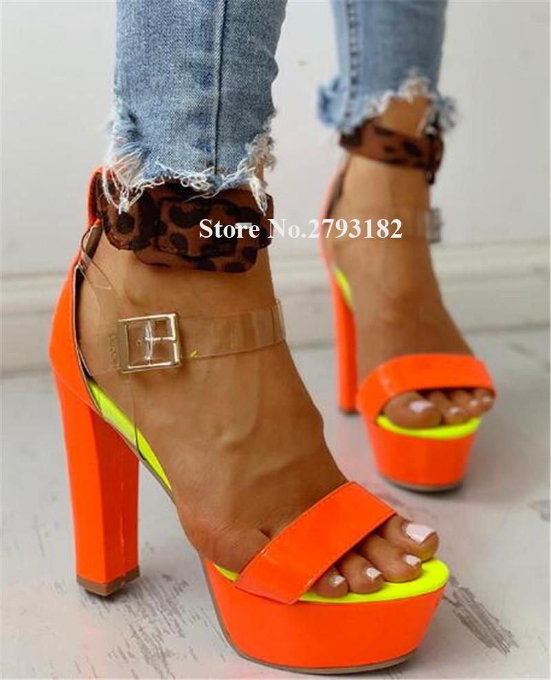 Design Women Fashion Open Toe Patent Leather High Platform Chunky Heel Sandals Patchwork Leopard Strap Buckle Heels, As pic
Design Women Fashion Open Toe Patent Leather High Platform Chunky Heel Sandals Patchwork Leopard Strap Buckle Heels, As pic