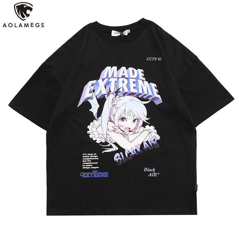 Aolamegs T Shirt Men Cartoon Anime Manga Girl Printed Mens Tee Shirts Summer Loose Cozy Japanese Harajuku Couple Streetwear men 210629, Purple
Aolamegs T Shirt Men Cartoon Anime Manga Girl Printed Mens Tee Shirts Summer Loose Cozy Japanese Harajuku Couple Streetwear men 210629, Purple