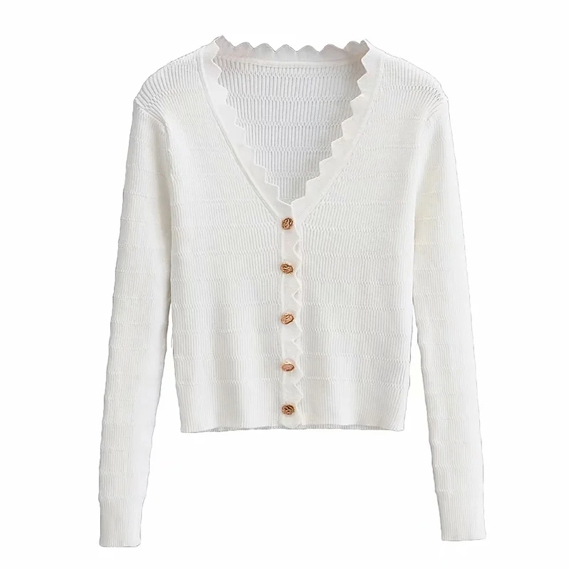 Spring summer ly Women Cardigans White Fashion Slim Ladies Knitted Sweater V-neck Long Sleeve Buttons 210520
Spring summer ly Women Cardigans White Fashion Slim Ladies Knitted Sweater V-neck Long Sleeve Buttons 210520