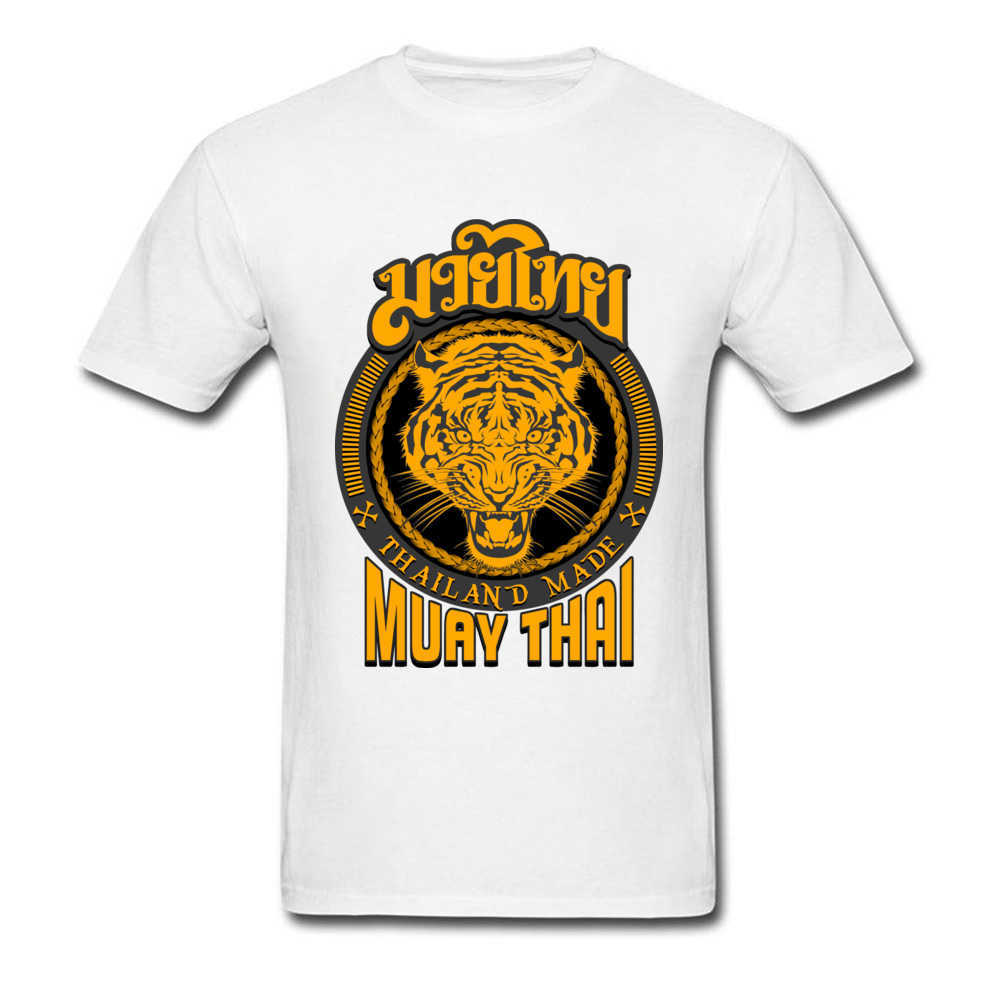 Hipster T Shirt Mens Wrestling Funny Traktor Muay Thai Tiger Thailand Tshirt Beast Wildlife Animal Print T-Shirt 210629