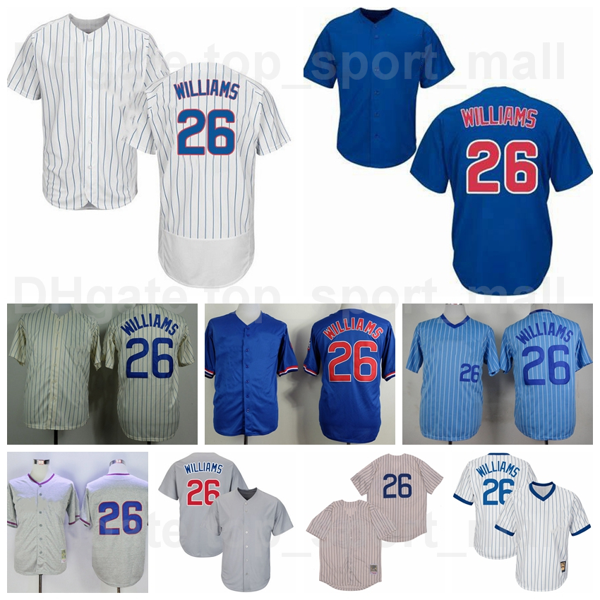 Retror 1968 1969 1994 Vintage Baseball 26 Billy Williams Jersey Blue White Grey Beige Team Color Pullover Pinstripe Embroidery Top Quality, 1969 vintage
Retror 1968 1969 1994 Vintage Baseball 26 Billy Williams Jersey Blue White Grey Beige Team Color Pullover Pinstripe Embroidery Top Quality, 1969 vintage