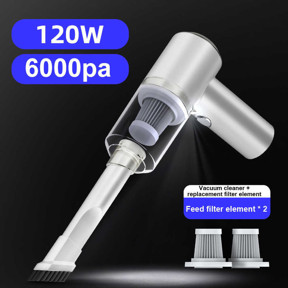 USB Rechargeable Cordless 6000Pa 120W Portable Handheld Powerful Wireless Car Vacuum Cleaner for SUV Truck Home Office Pet Hair
USB Rechargeable Cordless 6000Pa 120W Portable Handheld Powerful Wireless Car Vacuum Cleaner for SUV Truck Home Office Pet Hair