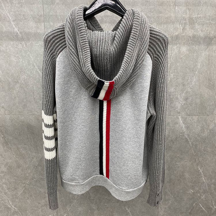 sweater Fashion TB Thom Brand Sweatshirt Women Loose Hooded Pullover Clothing Patchwork Striped Thick Winter Casual Coat Oversizw, Gray
sweater Fashion TB Thom Brand Sweatshirt Women Loose Hooded Pullover Clothing Patchwork Striped Thick Winter Casual Coat Oversizw, Gray