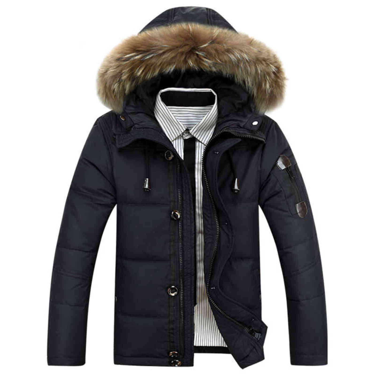Winter Duck Down Jacket Men Luxury Parka With Fur Hat Hooded Oversized Puffer Cargo Coat Male Outdoor Brand Clothing 2021 Y1103, Khaki
Winter Duck Down Jacket Men Luxury Parka With Fur Hat Hooded Oversized Puffer Cargo Coat Male Outdoor Brand Clothing 2021 Y1103, Khaki