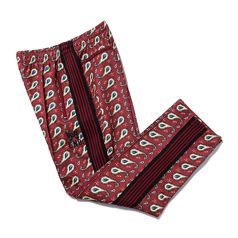 Mens Designer Pants Needles Butterfly Embroidery Men Women Sweatpants Full Cashew Flower Tadpole Printing Trousers
Mens Designer Pants Needles Butterfly Embroidery Men Women Sweatpants Full Cashew Flower Tadpole Printing Trousers