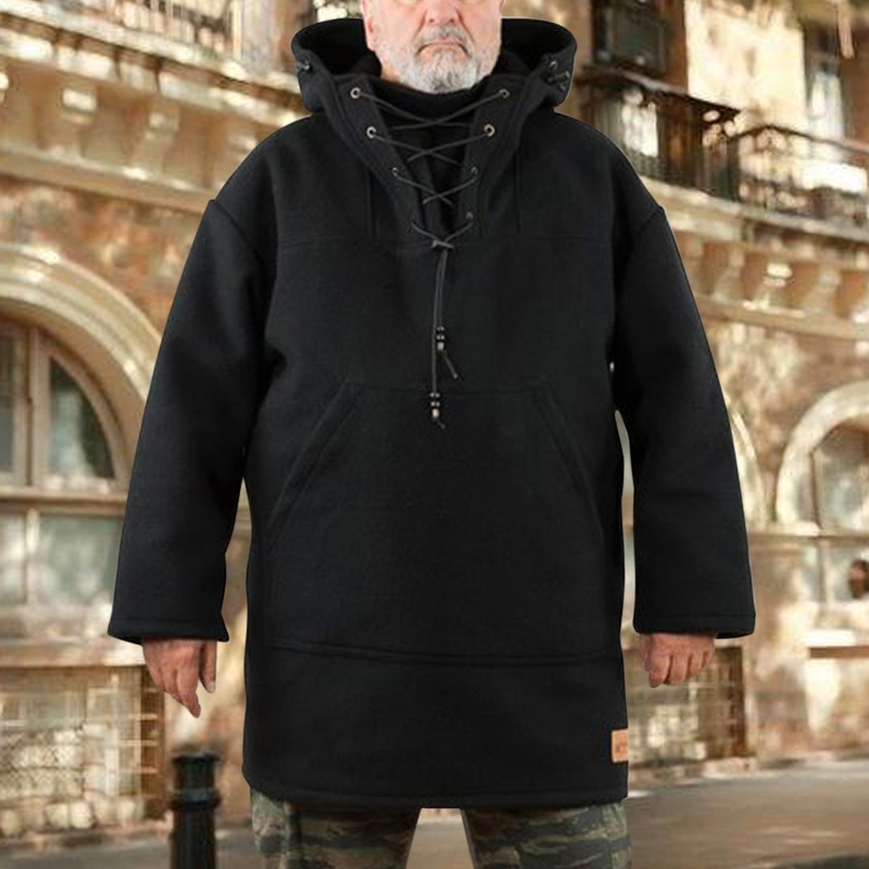 2020 spring, autumn winter new medium and long leisure wool sweater men's coat, Black
2020 spring, autumn winter new medium and long leisure wool sweater men's coat, Black