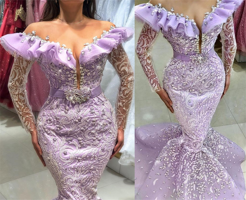 Aso Ebi 2021 Arabic Plus Size Lilac Luxurious Mermaid Evening Dresses Lace Beaded Crystals Prom Formal Party Second Reception Gowns ZJ473, Same as picture
Aso Ebi 2021 Arabic Plus Size Lilac Luxurious Mermaid Evening Dresses Lace Beaded Crystals Prom Formal Party Second Reception Gowns ZJ473, Same as picture