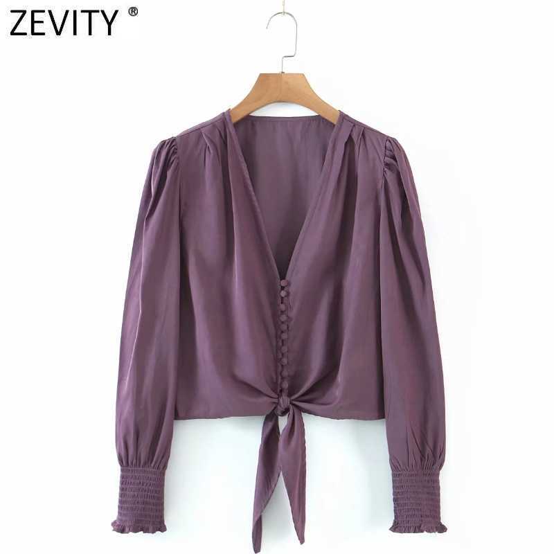 Zevity Women Vintage V Neck Single Breasted Hem Knotted Short Shirt Female Puff Sleeve Blouse Roupas Chic Chemise Tops LS9092 210603, Vok ls9092l
Zevity Women Vintage V Neck Single Breasted Hem Knotted Short Shirt Female Puff Sleeve Blouse Roupas Chic Chemise Tops LS9092 210603, Vok ls9092l