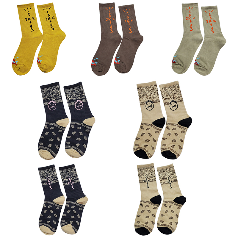 Mens Socks Travis Scott Cashew Flower Socks Men's Letter Print Socks Pure Cotton Men's and Women's Sports Stockings
Mens Socks Travis Scott Cashew Flower Socks Men's Letter Print Socks Pure Cotton Men's and Women's Sports Stockings
