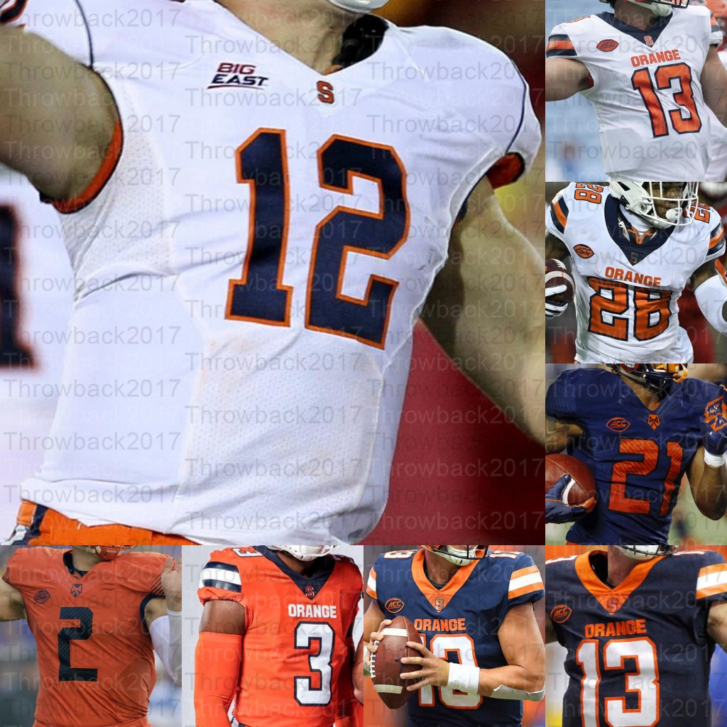 Custom Syracuse Orange College Football Jerseys Sean Riley Lakiem Williams Eric Dungey Chandler Jones Dwight Freeney Marvin Harrison Monk, Orange i
Custom Syracuse Orange College Football Jerseys Sean Riley Lakiem Williams Eric Dungey Chandler Jones Dwight Freeney Marvin Harrison Monk, Orange i