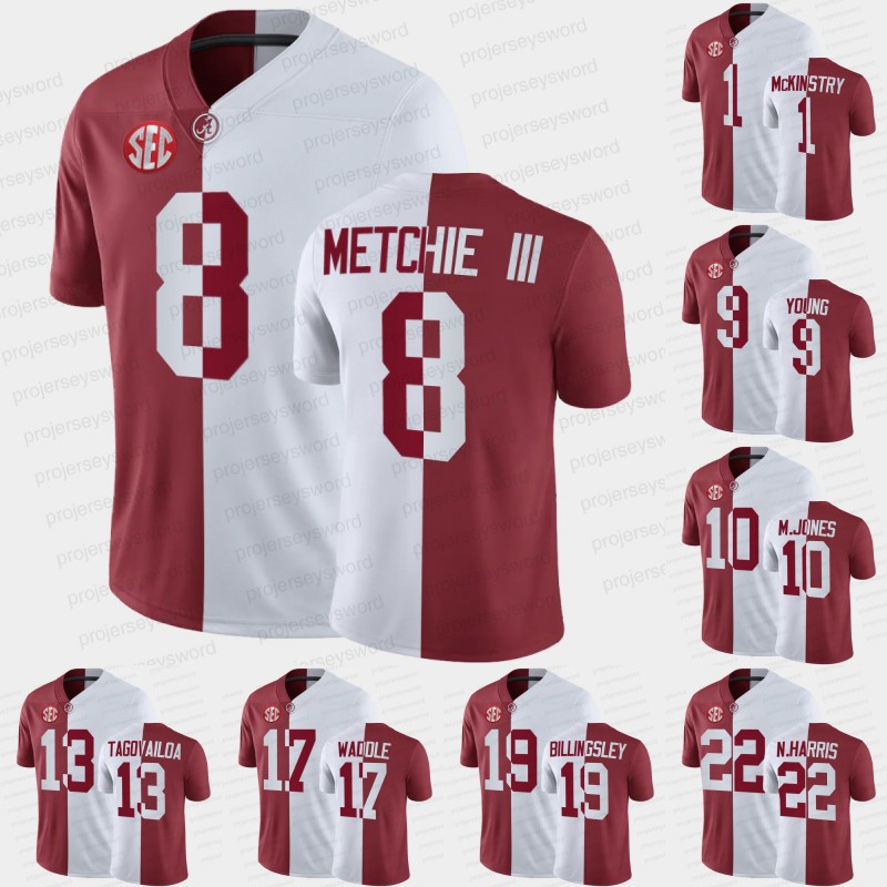 Tua Tagovailoa Jersey Najee Harris John Metchie III Jahleel Billingsley Jaylen Waddle Mac Jones Bryce Young Alabama Crimson Split White Coll, Black
Tua Tagovailoa Jersey Najee Harris John Metchie III Jahleel Billingsley Jaylen Waddle Mac Jones Bryce Young Alabama Crimson Split White Coll, Black