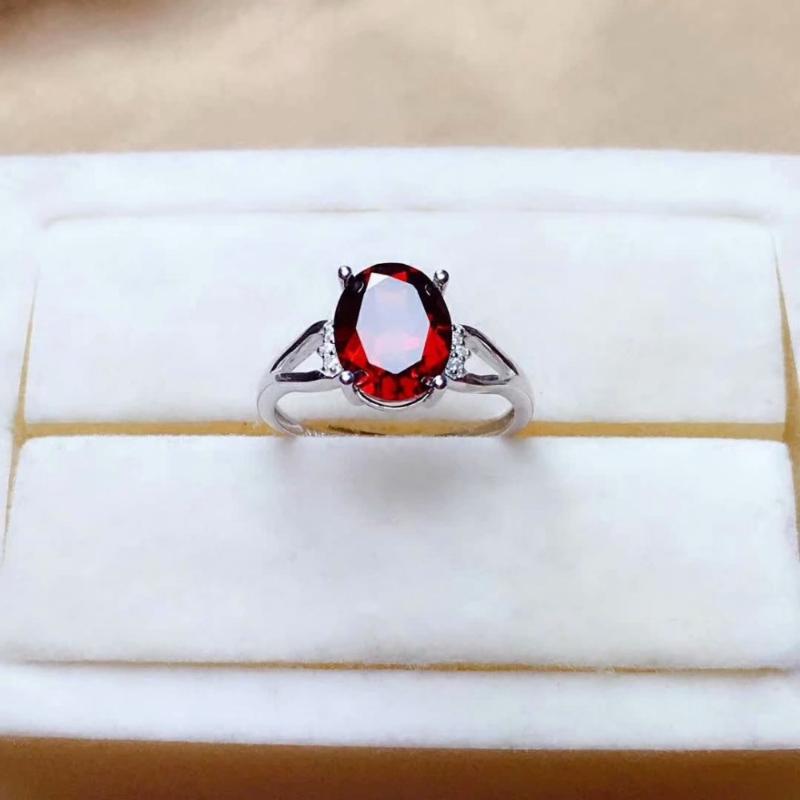 Cluster Rings SHILOVEM Real 925 Sterling Silver Natural Garnet Fine Jewelry Women Wedding Wholesale Gift Plant Mj0810837ags, Golden;silver
Cluster Rings SHILOVEM Real 925 Sterling Silver Natural Garnet Fine Jewelry Women Wedding Wholesale Gift Plant Mj0810837ags, Golden;silver