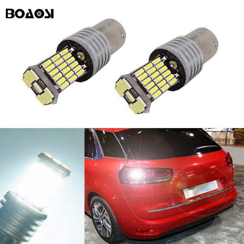 Car Headlights BOAOSI 2x High Power BA15S 1156 4014 CREE Chip LED Rear Reversing Tail Light Bulb For C2 C3 C4 C8 Elysee Picasso ZX
Car Headlights BOAOSI 2x High Power BA15S 1156 4014 CREE Chip LED Rear Reversing Tail Light Bulb For C2 C3 C4 C8 Elysee Picasso ZX